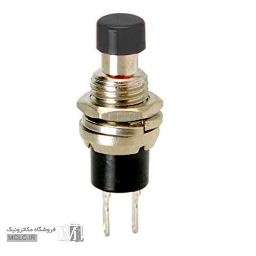 BLACK MINI PUSH BUTTON SWITCH SPST MOMENTARY SWITCHES & BUTTONS